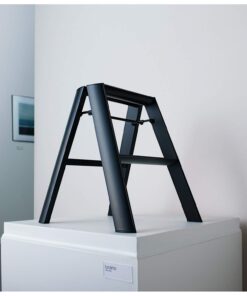 Hasegawa Ladders Lucano Step Stool, 2, Black 16 61S Tu1hDmL