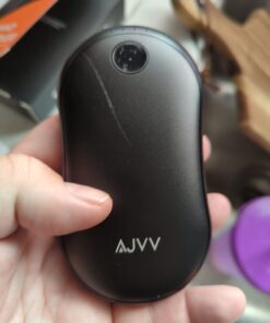 Hand Warmers Rechargeable, 10000mAh Electric Hand Warmer Power Bank with 3 Levels Double-Sided Heating, 15hrs Heat Portable Heater Gifts for Outdoors, Camping, Hiking, Skiing, Home Black 27 61S0Ahxv4sL