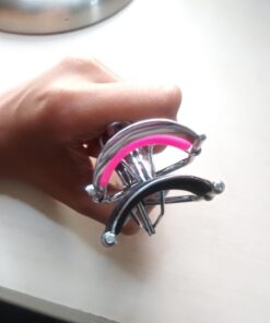 Silicone Eyelash Curler with Refill Pads & Satin Pouch Designed for No Pinching or Pulling and Perfect for Those with Straight Flat Lashes Wanting Dramatic Long Lasting Seamless Curls 45 61S1aoQoSjL