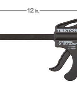 TEKTON 6 Inch Ratchet Bar Clamp / 12 Inch Spreader | 39181 Single Clamp 6 in. 8 61S2c7Z1YzL