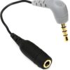 Rode SC4 3.5mm TRS to TRRS Microphone Cable Adaptor, 3 Inches 36 61S45cTbm3L
