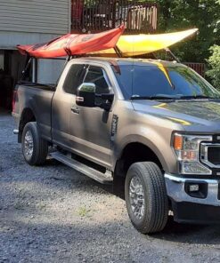 ECOTRIC Kayak Roof Rack J-Bar Rack HD Universal Kayak Carrier Holder Canoe Boat Surf Ski Board Roof Top Mounted on Crossbar for Car SUV Truck Set of 4 49 61S4x0xrtcL