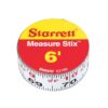 Starrett Tape Measure Stix with Adhesive Backing - Mount to Work Bench, Saw Table, Drafting Table - 3/4" x 6', English Metric, Left-Right Reading - SM66W White 6 61S5K03SerL