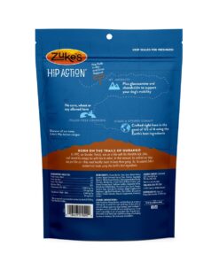 Zuke's Hip Action Hip & Joint Natural Dog Treats Crafted in the USA, 16 Ounce (Pack of 1) Peanut Butter & Oats 1.00 Pound (Pack of 1) 23 61S5tsqDwFL