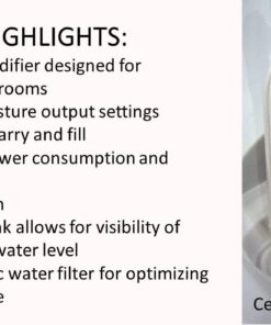 Optimus U-31001 1.5-Gallon Cool Mist Ultrasonic Humidifier, 1-Pack, White 22 61S6URZwT8L