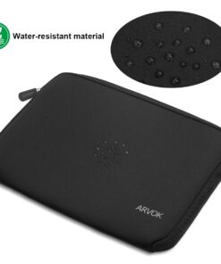 ARVOK 15-16 Inch Laptop Sleeve Multi-Color & Size Choices Case/Water-Resistant Neoprene Notebook Computer Pocket Tablet Briefcase Carrying Bag/Pouch Skin Cover for HP/Dell/Lenovo/Asus/Acer, Black 15.6 inch 32 61S6caPsVSL 1
