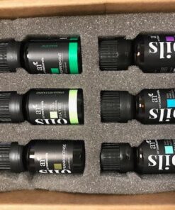 ArtNaturals Aromatherapy Top-6 Essential Oil Set - (6 x 10ml Bottles) - 100% Pure of The Highest Therapeutic Grade - Premium Gift Set – Lavender, Peppermint, Tea Tree, Eucalyptus 32 61S6jrsmzhL
