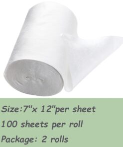 Babygoal Baby Cloth Diaper Liners 2 Pack, Biodegradable Viscose from Bamboo Liners for Cloth Diaper Nappy (200 Sheets) 2BBT01 Rayon from Bamboo Diaper Liners 10 61S96YLPiVL