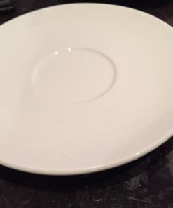 Konitz Coffee Bar Cappuccino Coffee Cups Set with Saucers, White Cappuccino Cups Set of 4 - 6 oz Coffee Cup Set with Saucers, Porcelain Cappuccino Cup 1 Giftboxed Set 52 61S9hhYBGoL