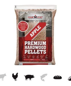 Camp Chef Orchard Apple BBQ Pellets, Hardwood Pellets for Grill, Smoke, Bake, Roast, Braise and BBQ, 20 lb. Bag 20-Pound 13 61SBVrpWWpL