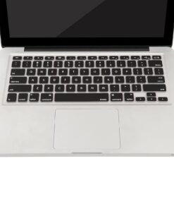 MOSISO Silicone Keyboard Cover Compatible with MacBook Air 13 inch A1466 A1369 2010-2017&Compatible with MacBook Pro 13/15 inch (with/Without Retina Display, 2015 or Older Version), Black 31 61SDOF3NphS