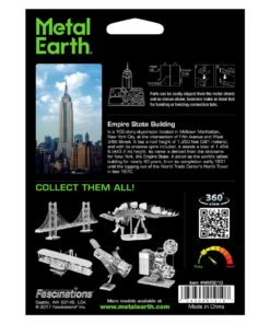 Fascinations Metal Earth Empire State Building 3D Metal Model Kit 21 61SE4RCZk7L
