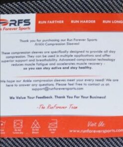 Run Forever Sports Plantar Fasciitis Compression Socks | Foot & Ankle Brace for Women & Men | Toeless Ankle Compression Sleeve for Ankle Support, Plantar Fasciitis, Night Splint, Arch & Achilles Tendonitis Relief Medium Black 42 61SF I1NkyL