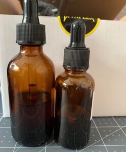 Vivaplex 12, Amber, 2 oz Glass Bottles, With Glass Eye Droppers 31 61SFq9v9EpL