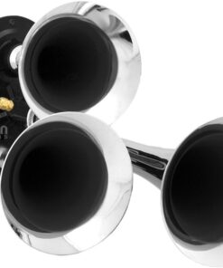 Vixen Horns Train Horn Kit for Trucks/Car/Semi. Complete Onboard System- 150psi Air Compressor, 1.5 Gallon Tank, 3 Trumpets. Super Loud dB. Fits Vehicles like Pickup/Jeep/RV/SUV 12v VXO8715/3311 12 61SGAjv9YBL