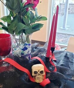 Fun Express Small Skulls for Halloween - Set of 3 - Use for Shrunken Heads and Scary Home Decor 27 61SH2rU9n7L