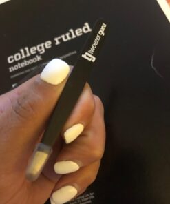 Tweezer Guru Tweezers for Women - Slant Pointed Precision Tweezers for Eyebrows & Ingrown Hair Removal - Blackhead and Splinter Tweezer with Sharp Needle Nose Point for Plucking (Black) 1 Count (Slant) Black 47 61SHHQe0TwL