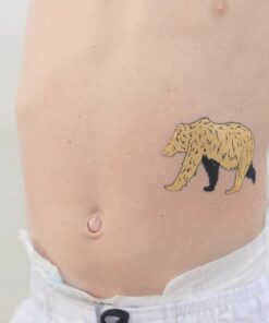 Temporary Tattoos for Boys and Girls | 77 Tattoos on 4 Sheets | Fun Metallic Tattoos for Kids | Black, Silver, Red & Gold Tattoo Bears Wolves Turtles Lizards Spiders Birds and More | Twink Designs Boys 4 Sheet 17 61SI0HJFcbL