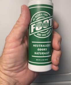 Natural Foot and Shoe Odor Eliminator – Talc-Free Shoe Deodorizer and Body Powder Neutralizes Smelly Odors – Long-Lasting, Fast-Acting Foot Powder for Kids and Adults – USA-Made by Foot Sense, 3.5 Oz. 27 61SKHmAbLSL