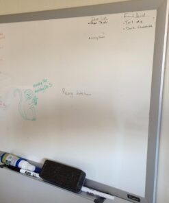 Quartet Whiteboard, Non-Magnetic Dry Erase White Board, 2' x 1.5', Total Erase, Silver Aluminum Frame (S531) 2' x 1.5' 17 61SKW6Kb7eL