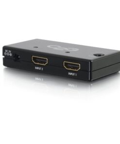 C2G 2-Port HDMI Selector Switch, Slim Design, 40349 Black 2 Port 9 61SMYMN kdL