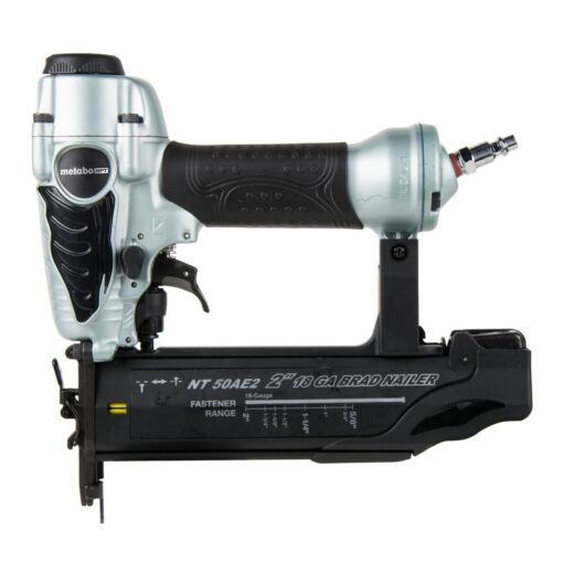 Metabo HPT Brad Nailer Kit | Pro Preferred Brand of Pneumatic Nailers | 18 Gauge | Accepts 5/8 to 2-Inch Brad Nails | Ideal for Trim Work, Furniture Building & Other Finish Applications | NT50AE2 NT50AE2 Only