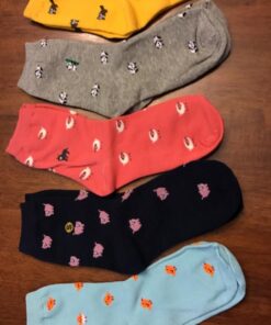 Chalier 5 Pairs Womens Funny socks Cozy Cute Printed Patterned Fun Socks Novelty Cat Socks for Women Gifts B-animals Multicolor(5 Pairs) 24 61SOXMjSXlL 1