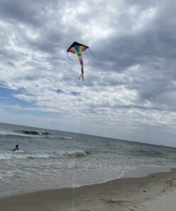 AGREATLIFE Rainbow Kite for Kids & Kites for Adults Easy to Fly, Kites for Kids Ages 4-8 Easy to Fly, Large Kites for Kids Ages 8-12, Kites for Toddlers Age 3-5, Beach Kite, Kids Kite for Beginner Classic Rainbow 38 61SPl9q AhL