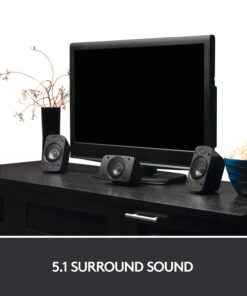 Logitech Z906 5.1 Surround Sound Speaker System - THX, Dolby Digital and DTS Digital Certified - Black 53 61SQjrabuTL