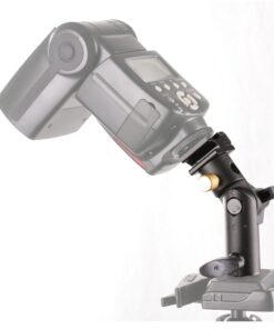 Alternative view of Fotga E-Type Camera Flash Speedlite Mount Swivel Light Stand Bracket with Umbrella Reflector Holder, Cold Shoe Clip for Camera DSLR Nikon Canon Pentax Olympus and other DSLR Flashes Studio LED Light