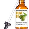 Renewalize Certified Organic Olive Oil - Dry Skin Body and Hair Moisturizer | Unrefined Extra Virgin Cold Pressed | Hot Oil Treatment 29 61SXxr9aTdL