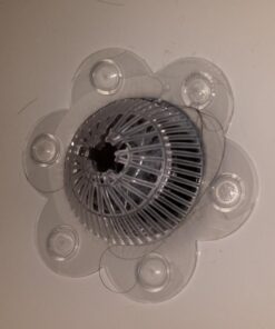 SlipX Solutions Stop-A-Clog Drain Protectors Trap Hair, 2 Hair Catchers Per Package (Plastic, 5 inch Diameter, Clear) 27 61SY3KDvyBL