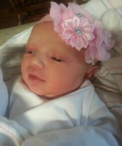 QandSweet Baby Girl Headbands with Polygonal Flower Inlay Rhinestone for Photography (Styles of 9) Styles of 9 19 61SZrJWnkoL