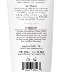 TOULON Anti Aging Face Wash; Oil Free & Moisturizing: Daily, Gentle Facial Cleanser for Make Up Removal with Vitamin C, Rosehip & Lavender for Men & Women 8 61SaDcqSkpL