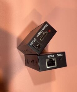 ATXOM HDMI Over Ethernet Extender, Over Cat 5e/6/7 LAN Cable, Up to 200Ft, Full HD 1080P @ 60HZ, EDID Copy, Dolby Digital/DTS Compatible, High Resolution Signal, Balun Transmitter and Receiver 61 61SbwWKGeTL