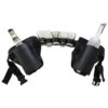 Liquor Holster - Liquor Belt - Shot Holder - Version 2.0 Holds 5 Shot Glasses And 2 Bottles (Black) Black 11 61Sc8DiCKYL