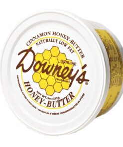 AmishTastes Downey's All-Natural Honey Butter Variety Pack, Original and Cinnamon Flavors, 96 Oz. Pack of 12 3 61ScFKchr3L 2