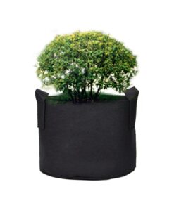 Ming Wei Garden Plant Bags / 6-Packs 5 Gallon Grow Bags/Aeration Fabric Pots/Handles (Black) Black 22 61SdJkaqzL