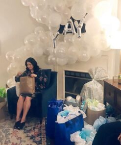 Elecrainbow 12 Inches 320 Grams Thickened White Balloons,White Party Supplies for Birthday Wedding Baby Shower Graduation Anniversary Memorial Day,100 Count 46 61Sdk6vNWXL