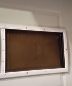 PetSafe Extreme Weather Energy Efficient Pet Door - 3 Flap System - For Large Dogs Up to 100 lb Plastic Frame 30 61SeEzngjL