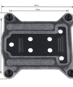 Alternative view of Metal Backplate Intel LGA 1150 1151 1155 1156 CPU Bracket Holder Radiators Base 115X Dedicated Backplate