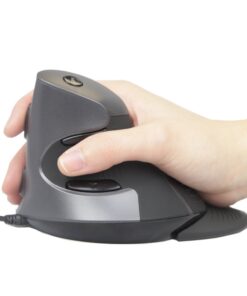 J-Tech Digital Scroll Endurance Wired Mouse Ergonomic Vertical USB Mouse with Adjustable Sensitivity (600/1000/1600 DPI), Removable Palm Rest & Thumb Buttons - Reduces Hand/Wrist Pain (Wired) 34 61SjCVz3XHL 1