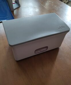 Ubbi Baby Wipes Dispenser, Baby Wipes Case, Baby Wipes Holder With Weighted Plate, Keeps Wipes Fresh And Non-Slip Rubber Feet, Gray Gray Wipes Dispenser 43 61SjQi8VRL