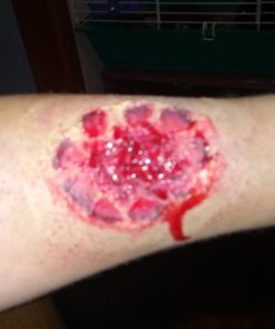 Kangaroo Halloween Super Family Makeup Kit: Professional SFX Face & Body Paint for Zombie Cosplay, Injuries, & Blood Effects 80 61SmRuZZd8L 1