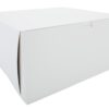 Southern Champion Tray 0989 Premium Clay-Coated Kraft Paperboard White Non-Window Lock Corner Bakery Box, 12" Length x 12" Width x 6" Height, White (Case of 50) 12" L x 12" W x 6" H - 50ct 49 61SmysLiKvL
