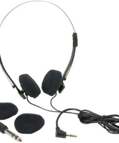Alternative view of Parts Express Mini Stereo Lightweight Headphones with 4 ft. Cord