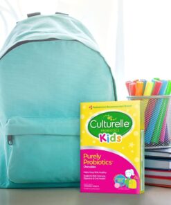 Culturelle Kids Chewable Daily Probiotic for Kids, Ages 3+, 30 Count, #1 Pediatrician-Recommended Brand, Natural Berry Flavored Daily Probiotics for Digestive Health, Oral Care & Immune Support 1 Month Supply 31 61SoE2gcceL