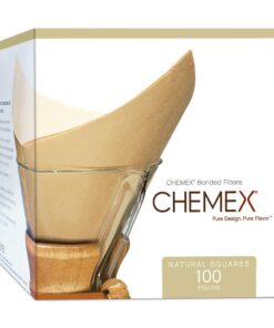 Alternative view of Chemex Natural Coffee Filters, Square, 100ct - Exclusive Packaging