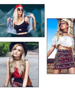 Outee 9 Pcs Choker Set Black Chokers Necklaces for Women Black Velvet Choker Necklaces for Teen Girls Henna Tattoo Ribbon Chokers for Women 33 61SrLqz vL