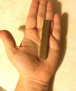 CMS MAGNETICS - Rectangle Neodymium Magnet Bar (1 ct, 3” x1/2" x1/4”) - Rare Earth Rectangle Magnet for Crafts, School Projects & Magnetic Therapy, Pack of One Rectangular Neodymium Bar Magnet 29 61SrwakPH5L